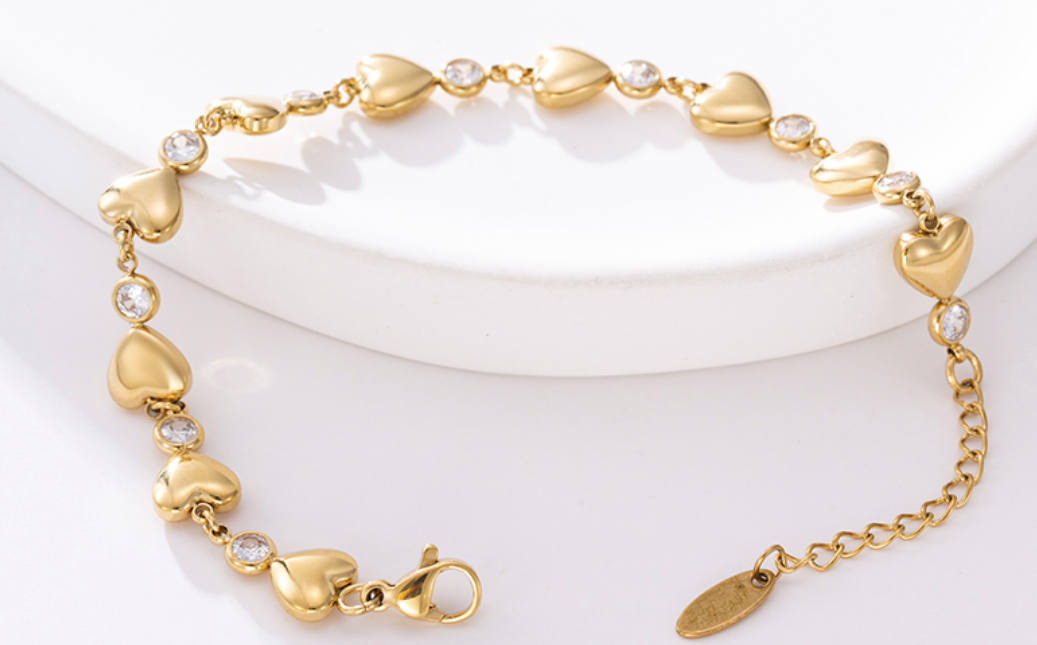MOLLI Bracelet plaqué or 14K-0