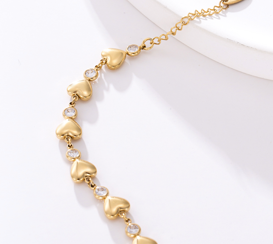 MOLLI Bracelet plaqué or 14K-1