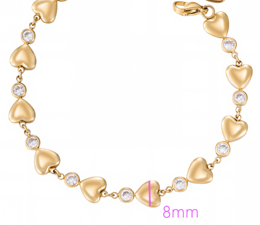 MOLLI Bracelet plaqué or 14K-4